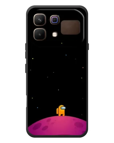 Чехол для Infinix Note 60 с картинкой «Одинокий герой на планете»
