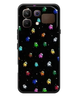 Чехол для Infinix Note 60 с картинкой «Экипаж Among Us»