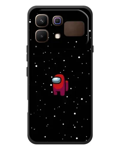 Чехол для Infinix Note 60 с картинкой «Красный Among Us»