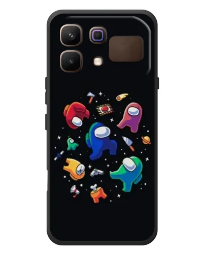 Чехол для Infinix Note 60 с картинкой «Among Us космос»