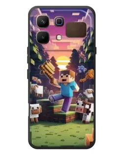 Чехол для Infinix Note 60 с картинкой «Стив на ферме» Чехол для Infinix Note 60 с картинкой «Стив на ферме»