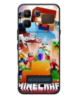 Чехол для Infinix Note 60 с картинкой «Minecraft герои игры»