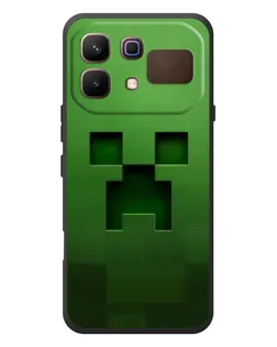 Чехол для Infinix Note 60 с картинкой «Крипер микро-дизайн»