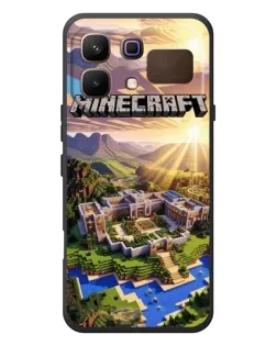 Чехол для Infinix Note 60 с картинкой «Minecraft панорама»