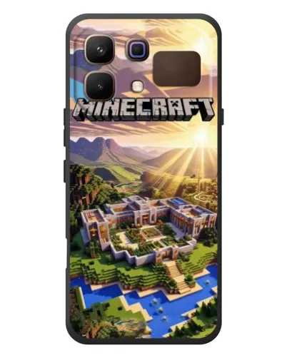 Чехол для Infinix Note 60 с картинкой «Minecraft панорама»