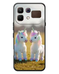 Чехол для Infinix Note 60 с картинкой «Пара единорогов» Чехол для Infinix Note 60 с картинкой «Пара единорогов»
