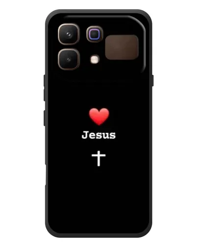 Чехол для Infinix Note 60 с картинкой «Сердце - Jesus» Чехол для Infinix Note 60 с картинкой «Сердце - Jesus»