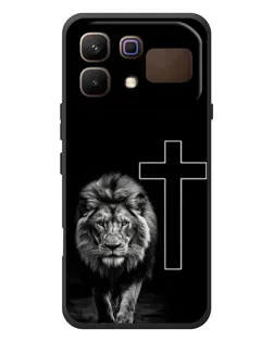 Чехол для Infinix Note 60 с картинкой «Лев и Крест»
