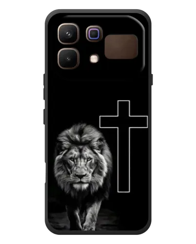 Чехол для Infinix Note 60 с картинкой «Лев и Крест» Чехол для Infinix Note 60 с картинкой «Лев и Крест»