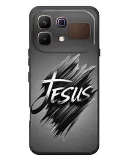 Чехол для Infinix Note 60 с картинкой «Надпись Jesus Graffiti»