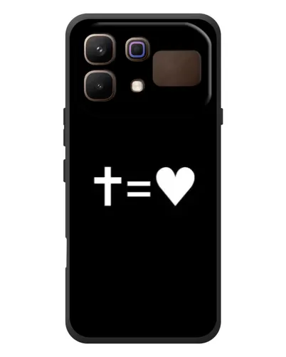 Чехол для Infinix Note 60 с картинкой «Крест и Сердце» Чехол для Infinix Note 60 с картинкой «Крест и Сердце»