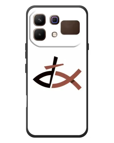 Чехол для Infinix Note 60 с картинкой «Рыба и крест» Чехол для Infinix Note 60 с картинкой «Рыба и крест»