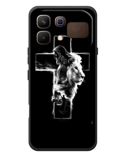 Чехол для Infinix Note 60 с картинкой «Сияющий крест Jesus»