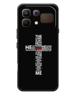 Чехол для Infinix Note 60 с картинкой «Текстовый крест»