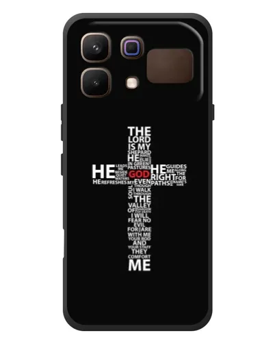 Чохол для Infinix Note 60 з картинкою «Текстовий хрест» Чохол для Infinix Note 60 з картинкою «Текстовий хрест»