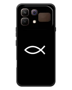 Чехол для Infinix Note 60 с картинкой «Символ рыбы Jesus»