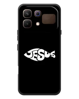 Чехол для Infinix Note 60 с картинкой «Рыба Jesus»