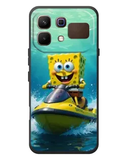 Чехол для Infinix Note 60 с картинкой «Спанч Боб на гидроцикле» Чехол для Infinix Note 60 с картинкой «Спанч Боб на гидроцикле»
