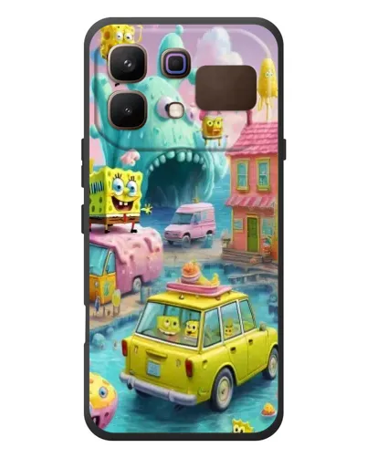 Чехол для Infinix Note 60 с картинкой «Монстр-трак приключения»