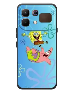 Чехол для Infinix Note 60 с картинкой «Спанч Боб и Патрик»