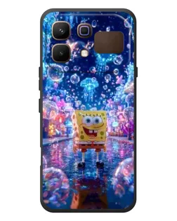 Чехол для Infinix Note 60 с картинкой «Неоновый океан»