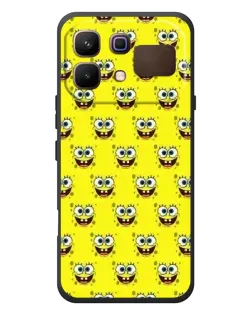 Чехол для Infinix Note 60 с картинкой «Паттерн Губка Боб»