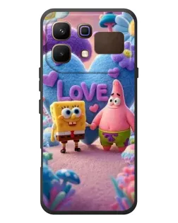 Чехол для Infinix Note 60 с картинкой «Губка Боб Патрик»