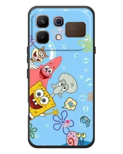 Чехол для Infinix Note 60 с картинкой «Веселые пузырьки»