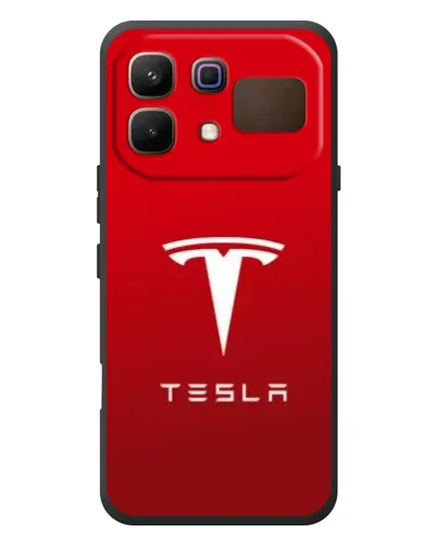 Чехол для Infinix Note 60 с картинкой «Tesla Red Classic»