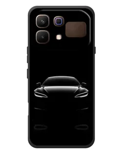 Чехол для Infinix Note 60 с картинкой «Силуэт Tesla Night»
