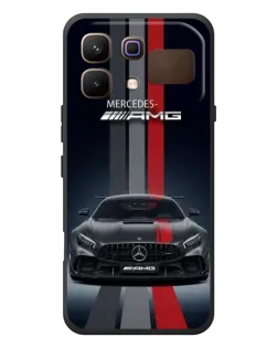 Чехол для Infinix Note 60 с картинкой «Mercedes — белый карбон» Чехол для Infinix Note 60 с картинкой «Mercedes — белый карбон»