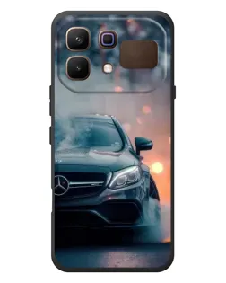 Чехол для Infinix Note 60 с картинкой «Mercedes — ночной город»