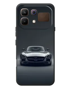 Чехол для Infinix Note 60 с картинкой «Mercedes на черном»