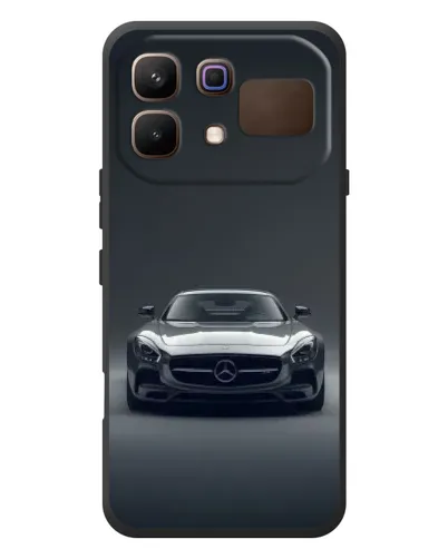Чехол для Infinix Note 60 с картинкой «Mercedes на черном»