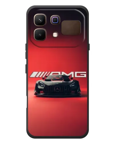 Чехол для Infinix Note 60 с картинкой «Mercedes AMG — красная линия»