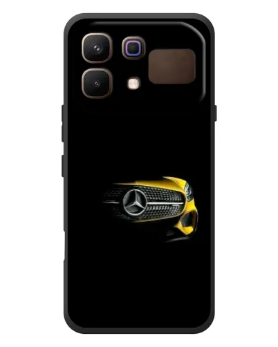 Чехол для Infinix Note 60 с картинкой «Mercedes — ретро стиль»