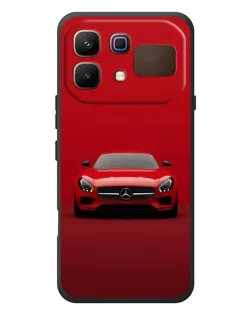 Чехол для Infinix Note 60 с картинкой «Красный Mercedes AMG»