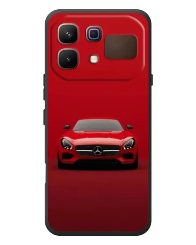 Чехол для Infinix Note 60 с картинкой «Красный Mercedes AMG»