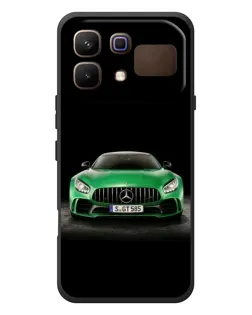 Чехол для Infinix Note 60 с картинкой «Mercedes — неоновый лого»