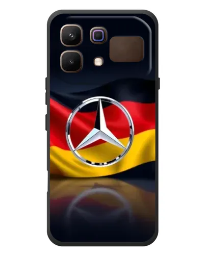 Чехол для Infinix Note 60 с картинкой «Mercedes — флаг Германии»