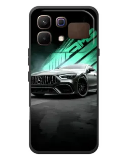 Чехол для Infinix Note 60 с картинкой «Темный Mercedes AMG»