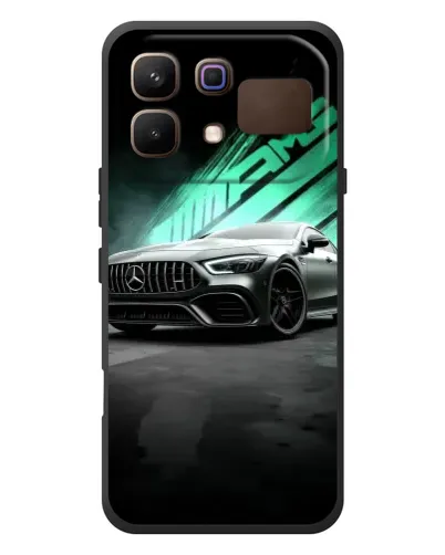 Чехол для Infinix Note 60 с картинкой «Темный Mercedes AMG»