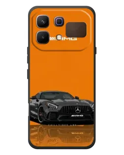 Чехол для Infinix Note 60 с картинкой «Оранжевый Mercedes AMG»