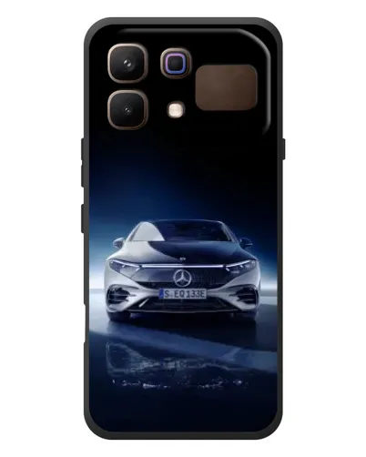 Чехол для Infinix Note 60 с картинкой «Ночной Mercedes EQ»