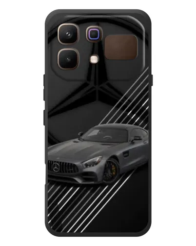 Чехол для Infinix Note 60 с картинкой «Mercedes AMG — графика»