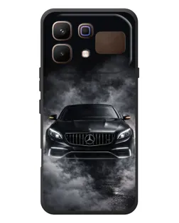 Чехол для Infinix Note 60 с картинкой «Mercedes в дыму»