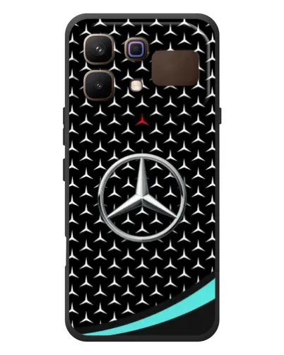 Чехол для Infinix Note 60 с картинкой «Mercedes — бирюзовый акцент»