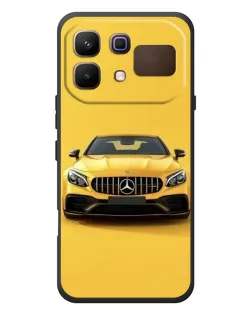 Чехол для Infinix Note 60 с картинкой «Желтый Mercedes GT»