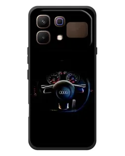 Чехол для Infinix Note 60 с картинкой «Салон Audi — руль» Чехол для Infinix Note 60 с картинкой «Салон Audi — руль»