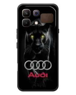 Чехол для Infinix Note 60 с картинкой «Пантера и Audi»